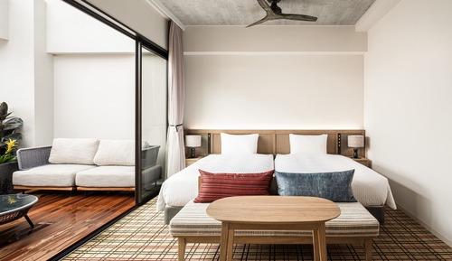 Executive Twin Room (terrace with a private open-air bath)