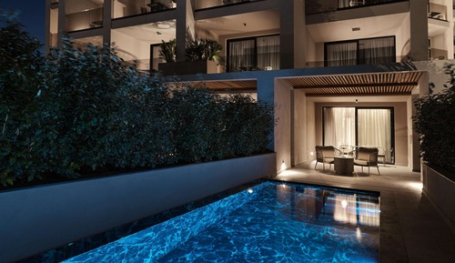 Open Plan Suite Partial Sea View with Private Pool