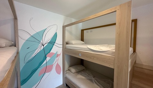 Bed in Bunk Bed Room