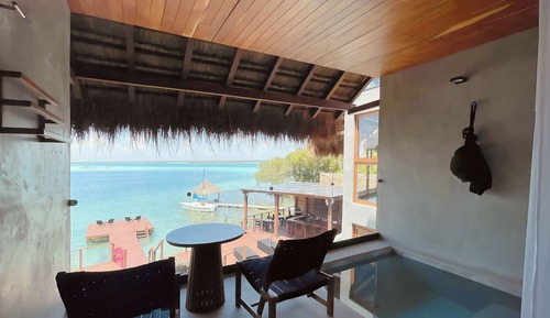Deluxe Room, 1 King Bed, Private Pool, Lagoon View