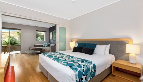 Two Bedroom Dual-Key Spa Suite with Pool View