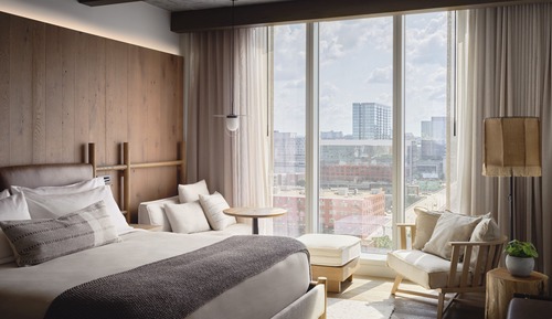 Room, Multiple Beds (Cityscape + City)