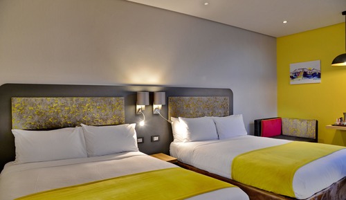 Superior Room, 2 Double Beds, Mountain View (Family Room)