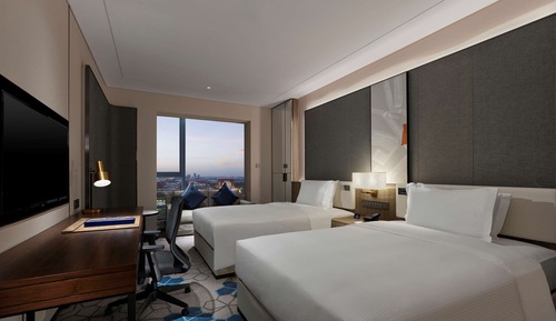 Deluxe Room, 2 Twin Beds (High Floor)