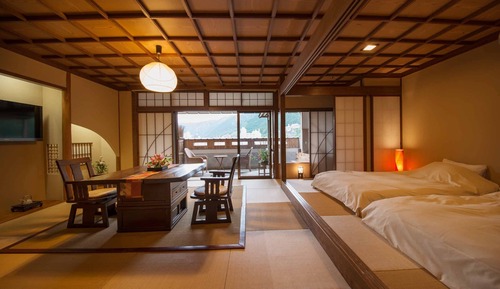[Hot spring open-air Bath] Japanese cypress bathtub Room 503