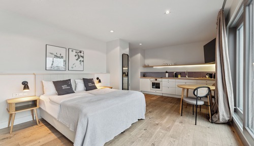 Suite M + rooftop terrace + city view