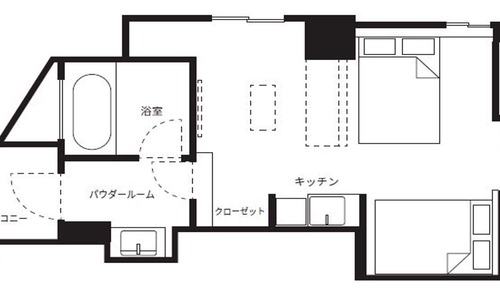 [Top Floor Superior Twin] 2 Queen Beds/Bath with a view/35m2, Non Smoking