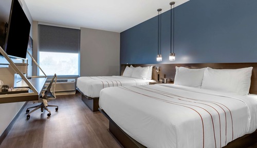 Standard Room, 2 Queen Beds, Accessible, Non Smoking (Walk-in Shower)
