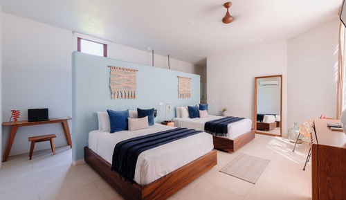Deluxe Double Room, 2 Queen Beds, Private Bathroom