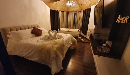 Panoramic Room, 1 Queen Bed, Jetted Tub, Mountain View