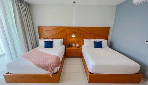 Standard Room, 2 Double Beds, Non Smoking, Ocean View