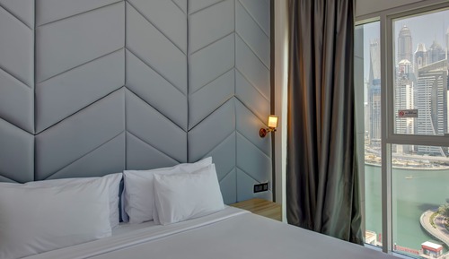 Premium Studio With Marina View & Balcony