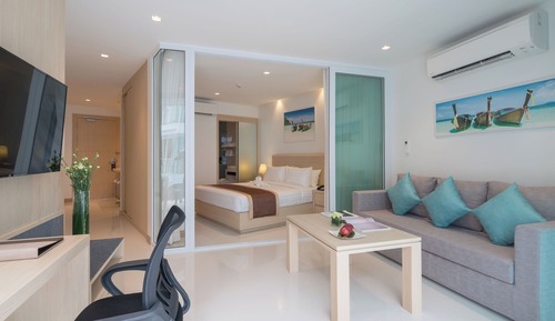 Suite, 1 Bedroom, Partial Sea View