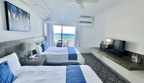 Superior Room, 2 Double Beds, Balcony, Ocean View