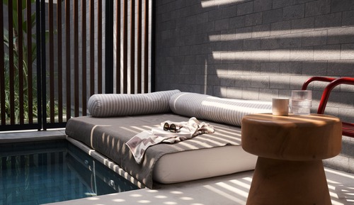 Deluxe Loft with Private outdoor spa tub