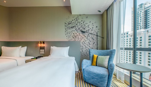 Standard Room, 2 Twin Beds, City View