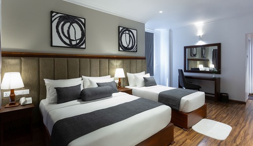 Deluxe Triple Room, Multiple Beds, Balcony