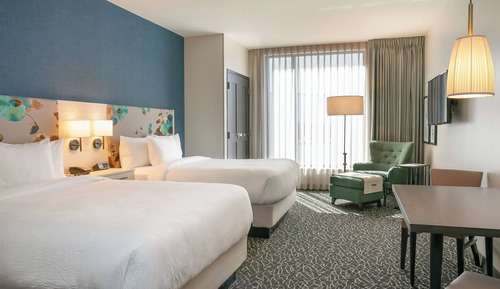 Studio, 2 Queen Beds, Non Smoking (Mobility Accessible, Roll-in Shower)