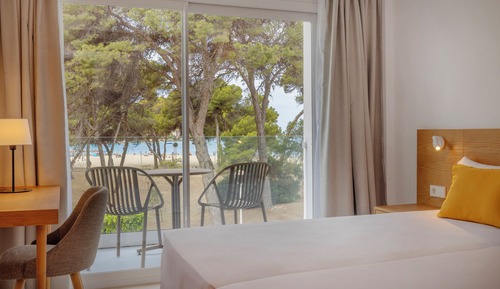 Double Room Single Use, Balcony, Beach View