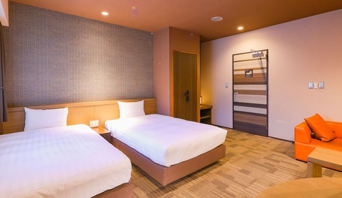 Standard Twin Room (No View) - Shared Bathroom - Non-Smoking