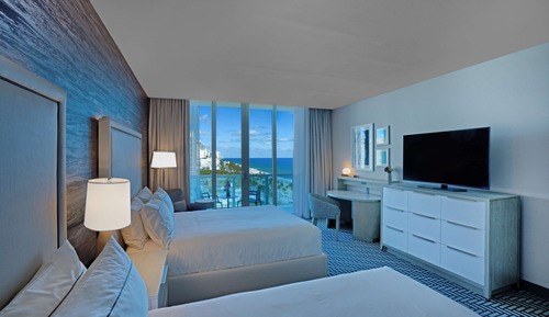 Room, 2 Queen Beds, Balcony, Ocean View