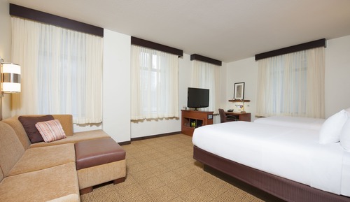Room, 2 Queen Beds, Accessible (With Sofa bed, Roll-in Shower)