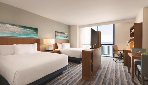 Studio, Accessible, Oceanfront (2 Queen Beds and 1 Sofa Bed, Bathtub)