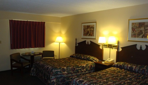 Two double beds non smoking