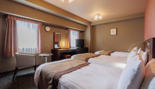 Triple Room, Non Smoking (2 Single + 1 Extra bed)