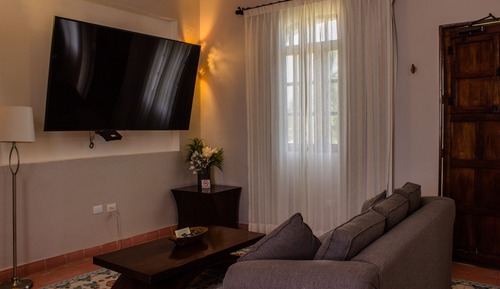Junior Suite, 1 King Bed with Sofa bed, 2 Bathrooms, Garden View