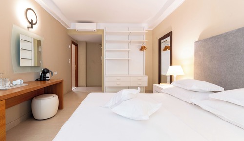 Basic Double Room, Terrace, Ground Floor