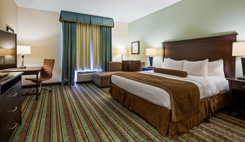Standard Room, 1 King Bed, Non Smoking, Refrigerator & Microwave