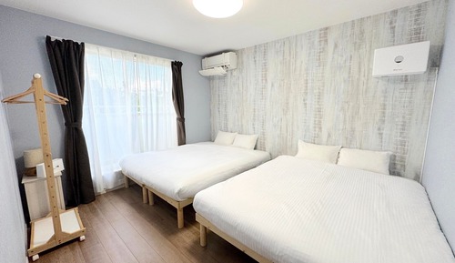 [Max 13 guests] 3LDK (100m²) / 6 beds / Pool / BBQ / 2 parking spaces available / Onna 4C(smoking)