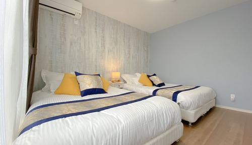 [Max 12 guests] 3LDK (100m²) / 6 beds / Pool / BBQ / 2 parking spaces available / Onna 4B(smoking)