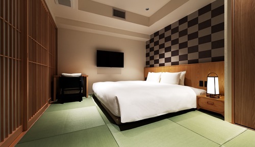 King Room with Partially Open-air Bath (Japanese Style TATAMI), Non Smoking