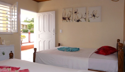 Basic Double Room, 2 Double Beds, Accessible