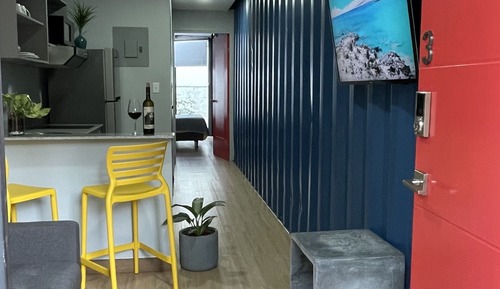Family Apartment, 1 Full Bed with Sofa bed, Kitchen, City View