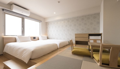 Japanese Western Style Room with Private Open-air Bath for 4 Guests, Non Smoking