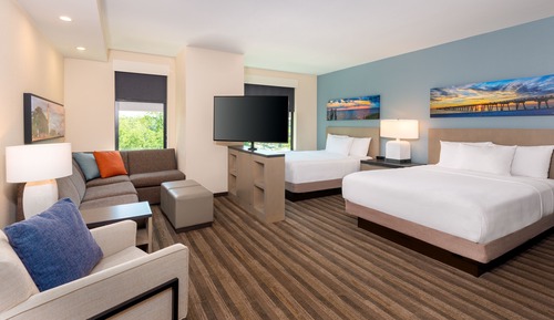 Studio Suite, Accessible, Bathtub (2 Queen Beds with Sofa Bed)