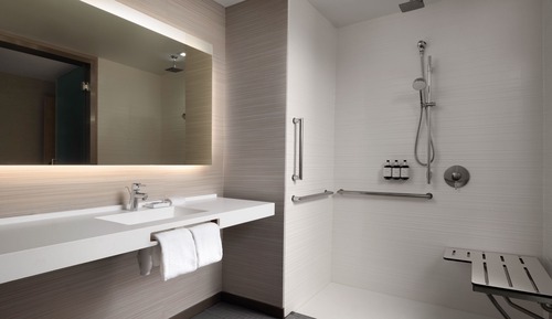 Room, 1 King Bed (Mobility/Hearing Access, Roll-in Shwr)