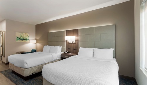 Standard Room, 2 Queen Beds, Non Smoking, Refrigerator & Microwave