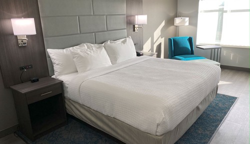 Standard Room, 1 King Bed, Accessible, Refrigerator & Microwave