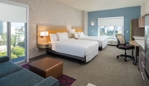 Studio, 2 Queen Beds, Accessible, Bathtub