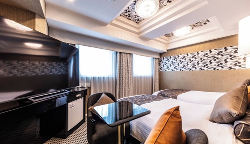 Tower Bldg Top Floor Deluxe Twin Room, Non Smoking (20th floor)