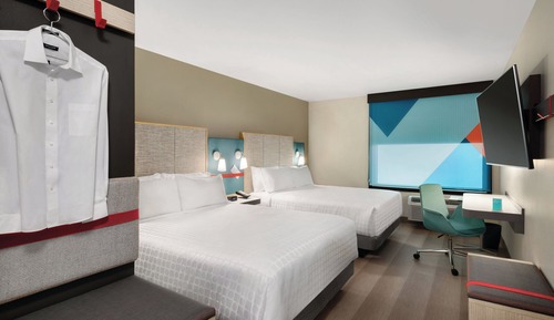 Standard Room, 2 Queen Beds, Mobility Accessible (Roll-In Shower)