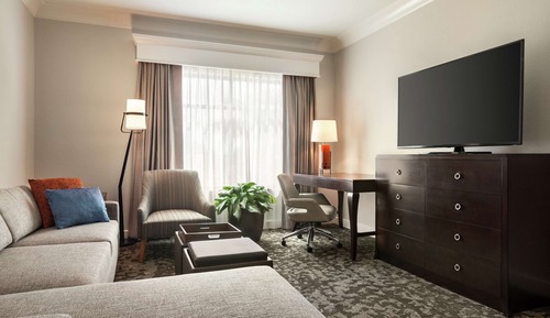 Suite, 1 King Bed with Sofa bed, Accessible, Non Smoking (Hearing, Hospitality)