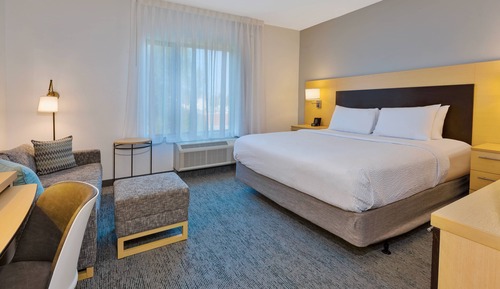 Studio, 1 King Bed with Sofa bed, Non Smoking (Hearing Accessible)