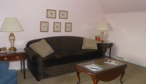 Standard apartment, 1 king bed with sofa bed (No staircase, porch steps-not wheelchair accessible)