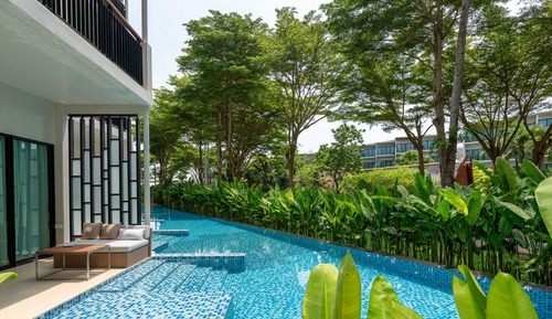 Premium Room, 2 Double Beds, Non Smoking, Pool Access