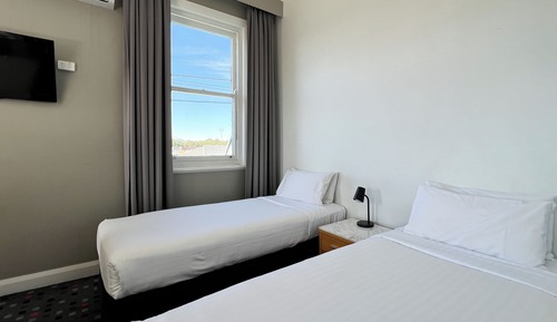 Twin Room, Shared Bathroom
